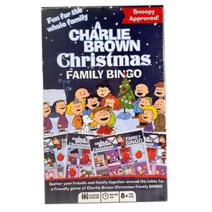A Charlie Brown Christmas Family Bingo Game Peanuts Sealed